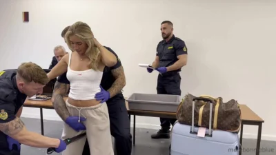 Bonnie Blue Airport Security Gangbang solamente